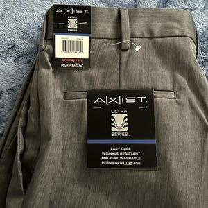 Brand new mens axist grey wash dress pants